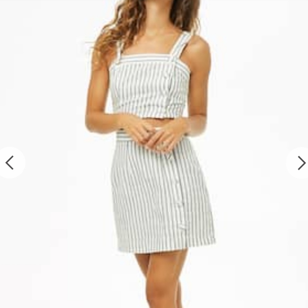 Set-Striped Top & Bottom - Picture 2 of 2